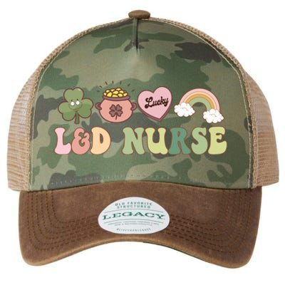 L And D Nurse Labor And Delivery Nurse St Patrick's Day Gift Legacy Tie Dye Trucker Hat