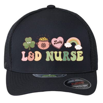 L And D Nurse Labor And Delivery Nurse St Patrick's Day Gift Flexfit Unipanel Trucker Cap