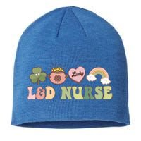 L And D Nurse Labor And Delivery Nurse St Patrick's Day Gift Sustainable Beanie