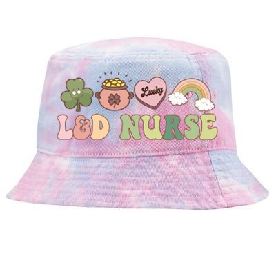 L And D Nurse Labor And Delivery Nurse St Patrick's Day Gift Tie-Dyed Bucket Hat