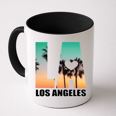 Los Angeles Design La Palm Tree Sunset Boulevard Funny Gift Mug