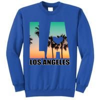 Los Angeles Design La Palm Tree Sunset Boulevard Funny Gift Sweatshirt