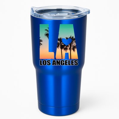 Los Angeles Design La Palm Tree Sunset Boulevard Funny Gift Tumbler