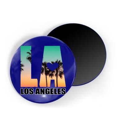 Los Angeles Design La Palm Tree Sunset Boulevard Funny Gift Magnet