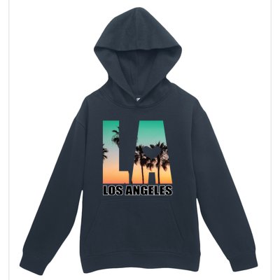 Los Angeles Design La Palm Tree Sunset Boulevard Funny Gift Urban Pullover Hoodie