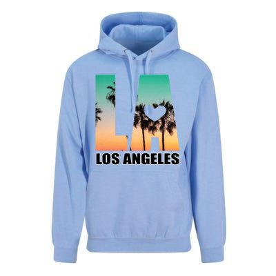 Los Angeles Design La Palm Tree Sunset Boulevard Funny Gift Unisex Surf Hoodie