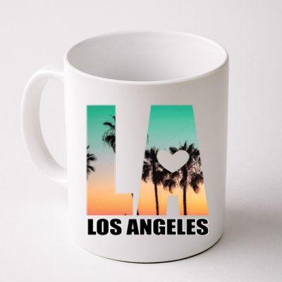 Los Angeles Design La Palm Tree Sunset Boulevard Funny Gift Coffee Mug