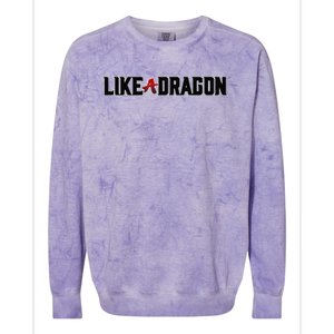 Like A Dragon & Yakuza Black Logo Colorblast Crewneck Sweatshirt