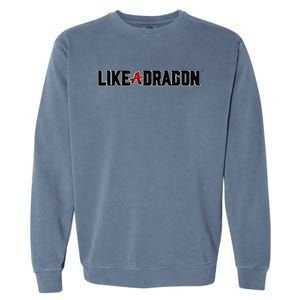 Like A Dragon & Yakuza Black Logo Garment-Dyed Sweatshirt