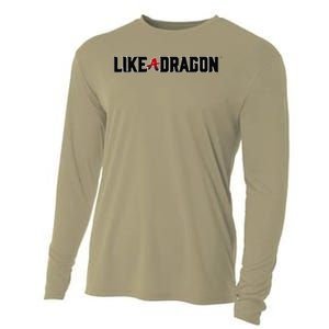 Like A Dragon & Yakuza Black Logo Cooling Performance Long Sleeve Crew