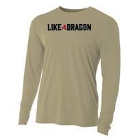 Like A Dragon & Yakuza Black Logo Cooling Performance Long Sleeve Crew