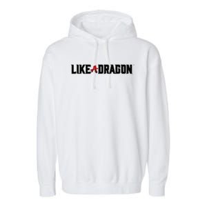 Like A Dragon & Yakuza Black Logo Garment-Dyed Fleece Hoodie