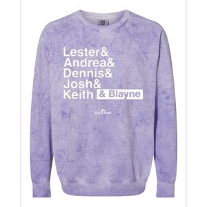 Lester & Andrea & Dennis & Josh & Keith & Blayne Colorblast Crewneck Sweatshirt