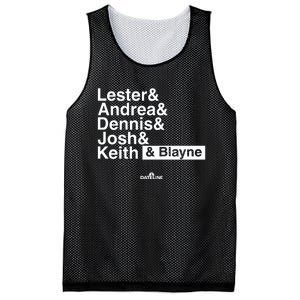 Lester & Andrea & Dennis & Josh & Keith & Blayne Mesh Reversible Basketball Jersey Tank