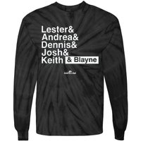 Lester & Andrea & Dennis & Josh & Keith & Blayne Tie-Dye Long Sleeve Shirt