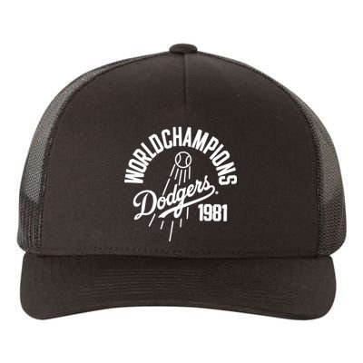 Los Angeles Dodgers 1981 Yupoong Adult 5-Panel Trucker Hat