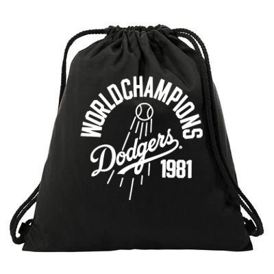 Los Angeles Dodgers 1981 Drawstring Bag