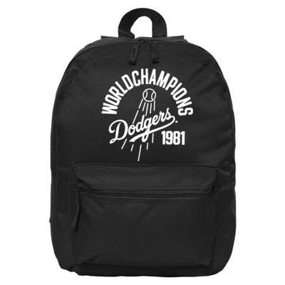 Los Angeles Dodgers 1981 16 in Basic Backpack