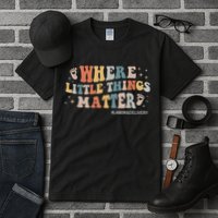 Labor and Delivery Nurse L&D Where Little Things Matter Tall T-Shirt