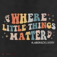 Labor and Delivery Nurse L&D Where Little Things Matter 11oz C Handle Ceramic Mug