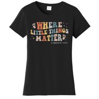 Labor and Delivery Nurse L&D Where Little Things Matter Women's T-Shirt