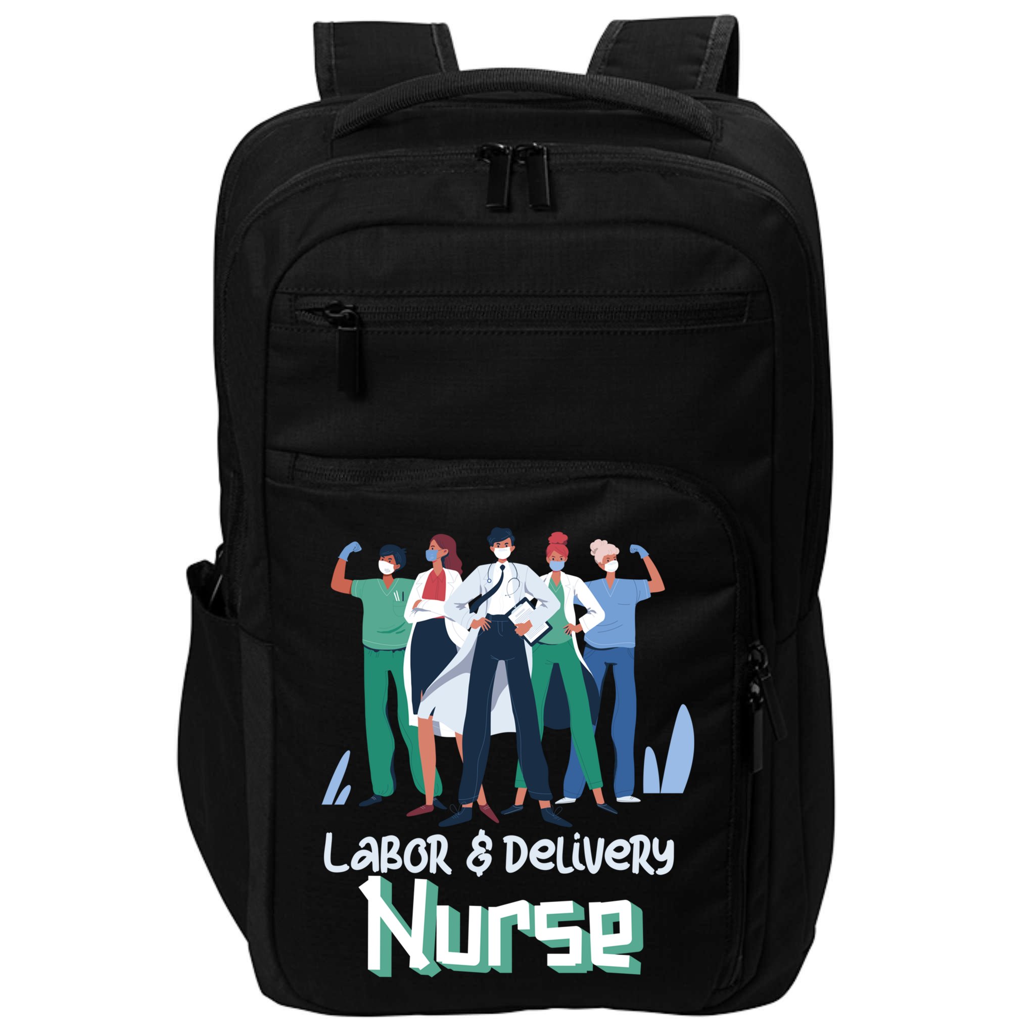 Labor And Delivery Nurse Labor Day Holidays Laborers Workers Gift Impact Tech Backpack