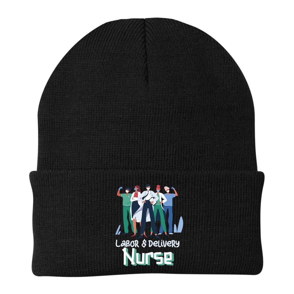 Labor And Delivery Nurse Labor Day Holidays Laborers Workers Gift Beanie