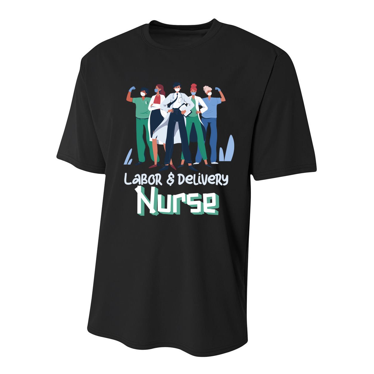 Labor And Delivery Nurse Labor Day Holidays Laborers Workers Gift Youth Performance Sprint T-Shirt