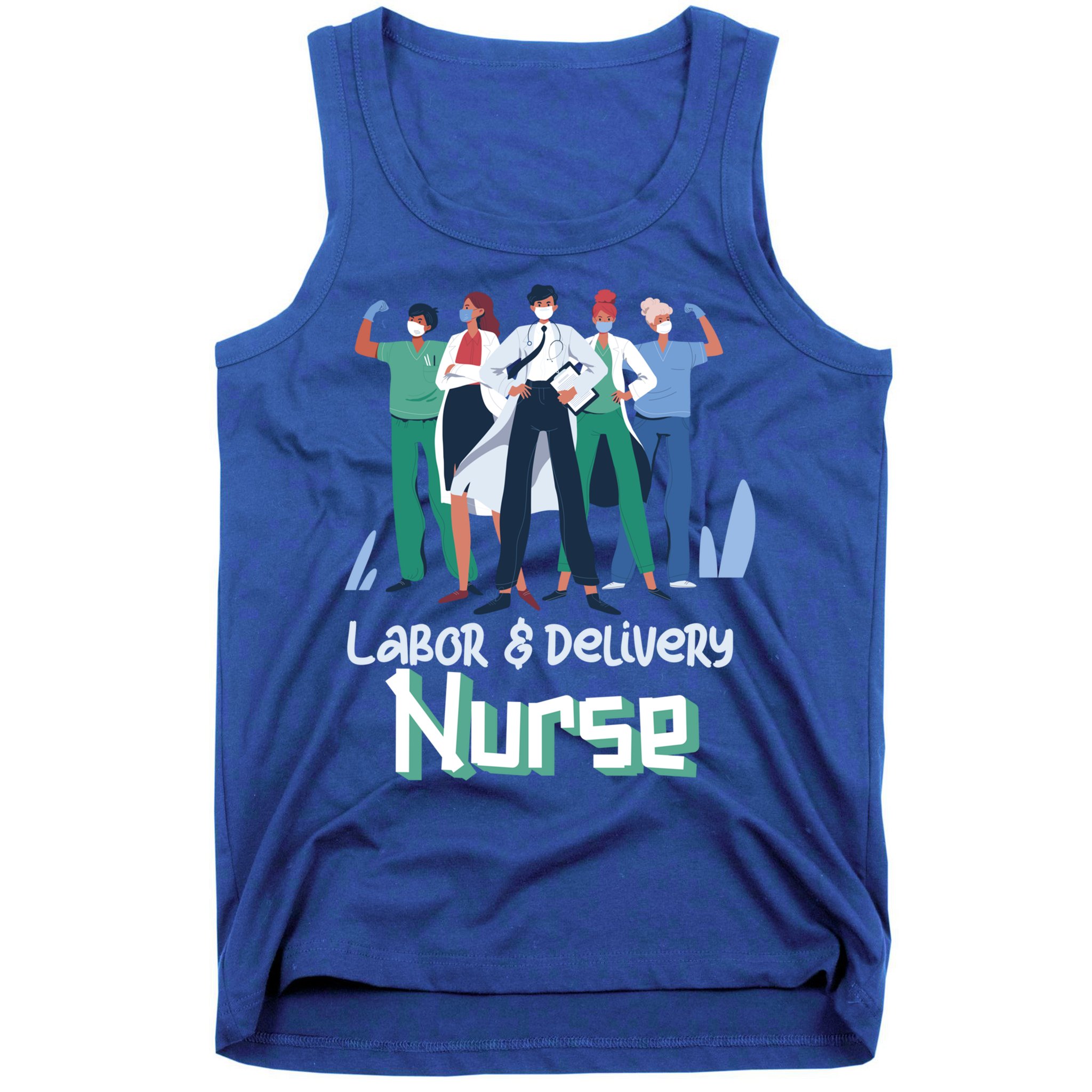 Labor And Delivery Nurse Labor Day Holidays Laborers Workers Gift Tank Top