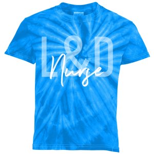 Labor And Delivery Nurse Gift Kids Tie-Dye T-Shirt