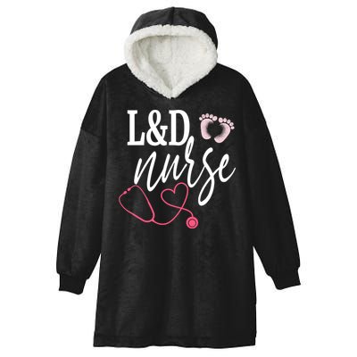 Labor And Delivery Nurse Healthcare Nurse Day Great Gift Hooded Wearable Blanket