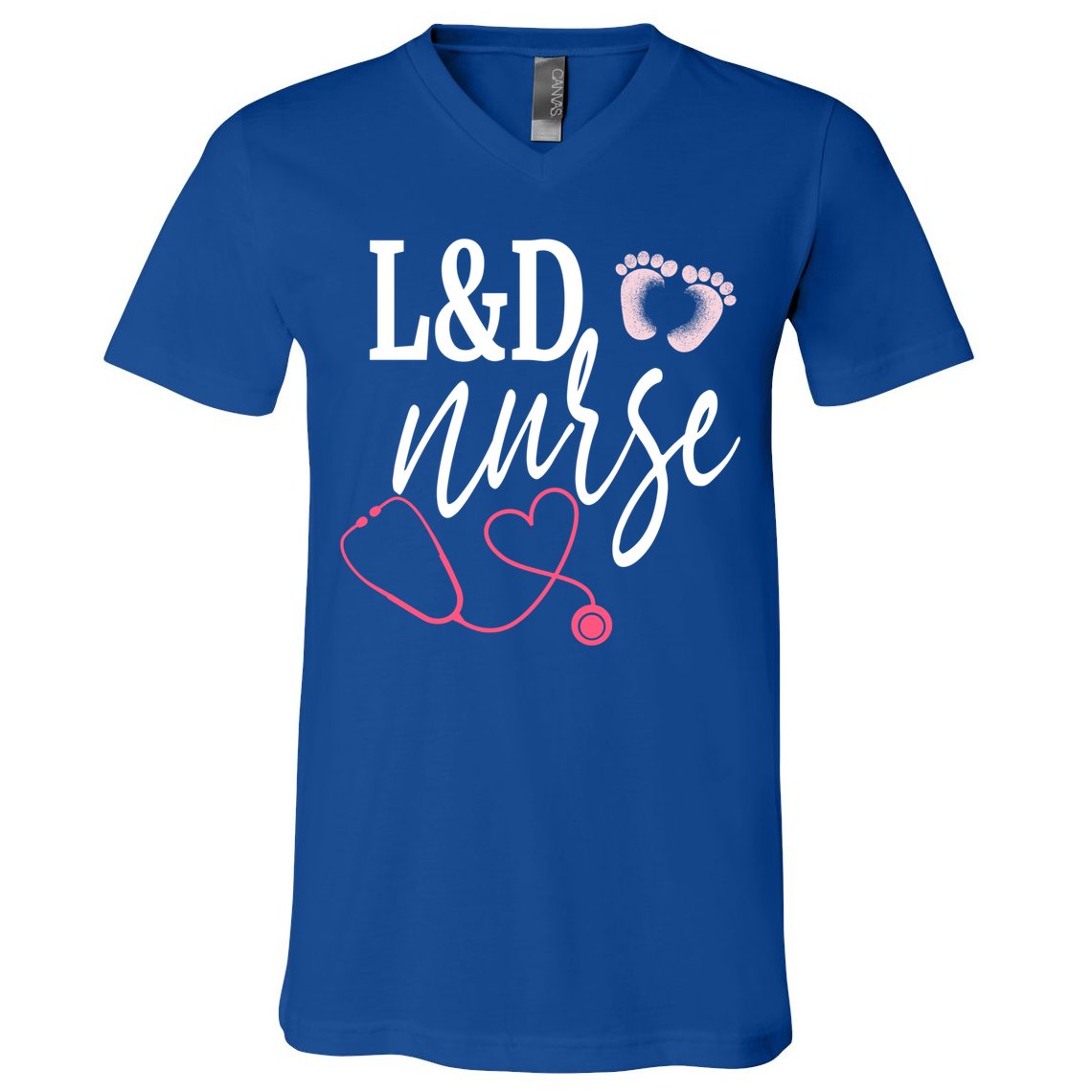 Labor And Delivery Nurse Healthcare Nurse Day Great Gift V-Neck T-Shirt
