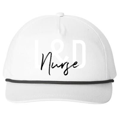 Labor And Delivery Nurse Gift Snapback Five-Panel Rope Hat