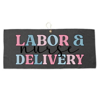 Labor And Delivery Nurse L And D Nursing L And D Nurse Meaningful Gift Large Microfiber Waffle Golf Towel