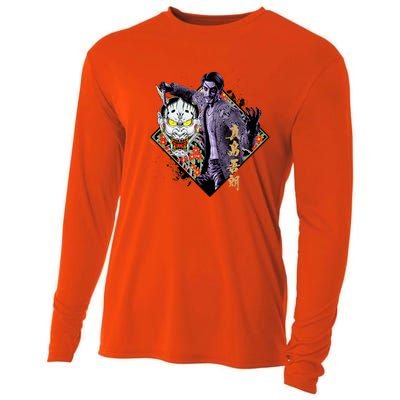 Like A Dragon & Yakuza Goro Majima Cooling Performance Long Sleeve Crew