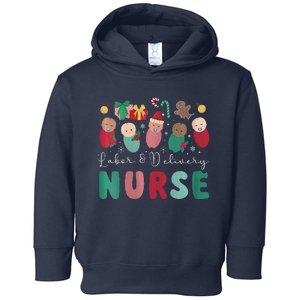 Labor And Delivery NurseDelivering The Cutest Presents Xmas Toddler Hoodie