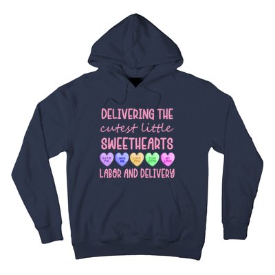 Labor And Delivery Nurse Valentine's Day, L&D Nurse Hoodie