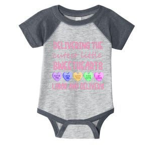 Labor And Delivery Nurse Valentine's Day, L&D Nurse Infant Baby Jersey Bodysuit