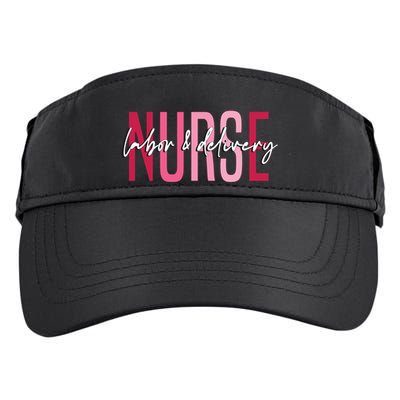 Labor And Delivery Nurse Vintage Ld Nurse Appreciation Day Gift Adult Drive Performance Visor