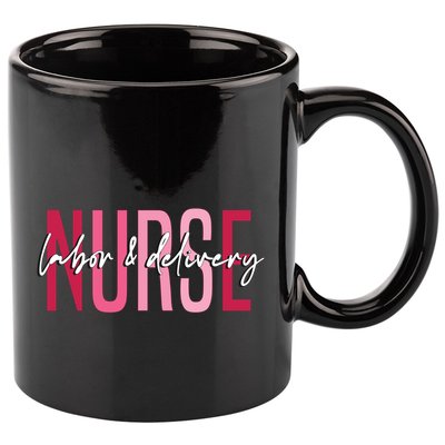 Labor And Delivery Nurse Vintage Ld Nurse Appreciation Day Gift 11oz C Handle Ceramic Mug