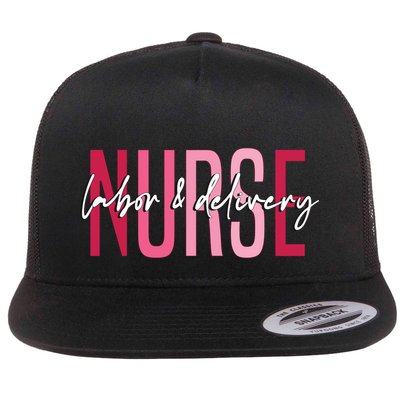 Labor And Delivery Nurse Vintage Ld Nurse Appreciation Day Gift Flatbill Hat