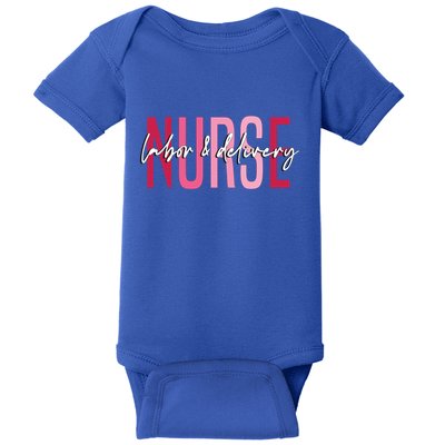 Labor And Delivery Nurse Vintage Ld Nurse Appreciation Day Gift Baby Bodysuit