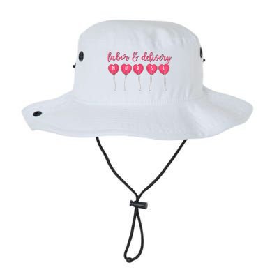 Labor And Delivery Nurse Valentine's Day Candy Heart Bucket Hat