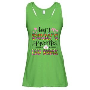 L And D Nurse Bunny's Favorite Nurse Easter Day Funny Gift Ladies Essential Flowy Tank