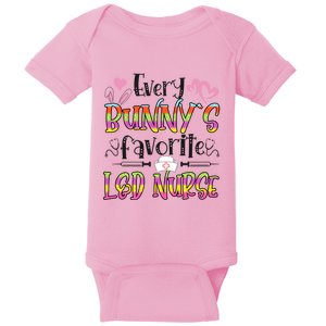 L And D Nurse Bunny's Favorite Nurse Easter Day Funny Gift Baby Bodysuit