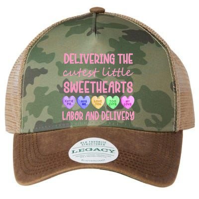 Labor And Delivery Nurse Valentine's Day, L&D Nurse Legacy Tie Dye Trucker Hat