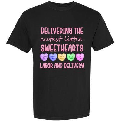 Labor And Delivery Nurse Valentine's Day, L&D Nurse Garment-Dyed Heavyweight T-Shirt