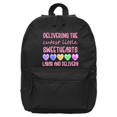 Labor And Delivery Nurse Valentine's Day, L&D Nurse 16 in Basic Backpack