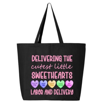 Labor And Delivery Nurse Valentine's Day, L&D Nurse 25L Jumbo Tote