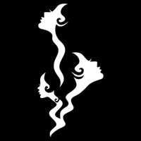 Lady Faces In Smoke Backpack